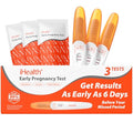 iHealth Pregnancy Test 3-Pack – Ultra-Sensitive HCG Kit, Early Detection, 6 Days Pre-Period, 99% Accurate