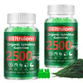 IIEltruiom Spirulina Gummies - Organic 2500mg Spirulina | Vegan, Non-GMO, Gluten Free, 120 Gummies