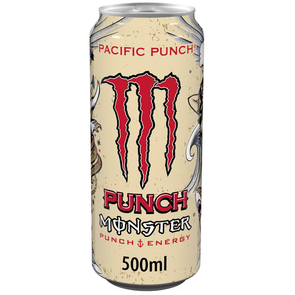 12 x Monster Energy Pacific Punch - 500ML