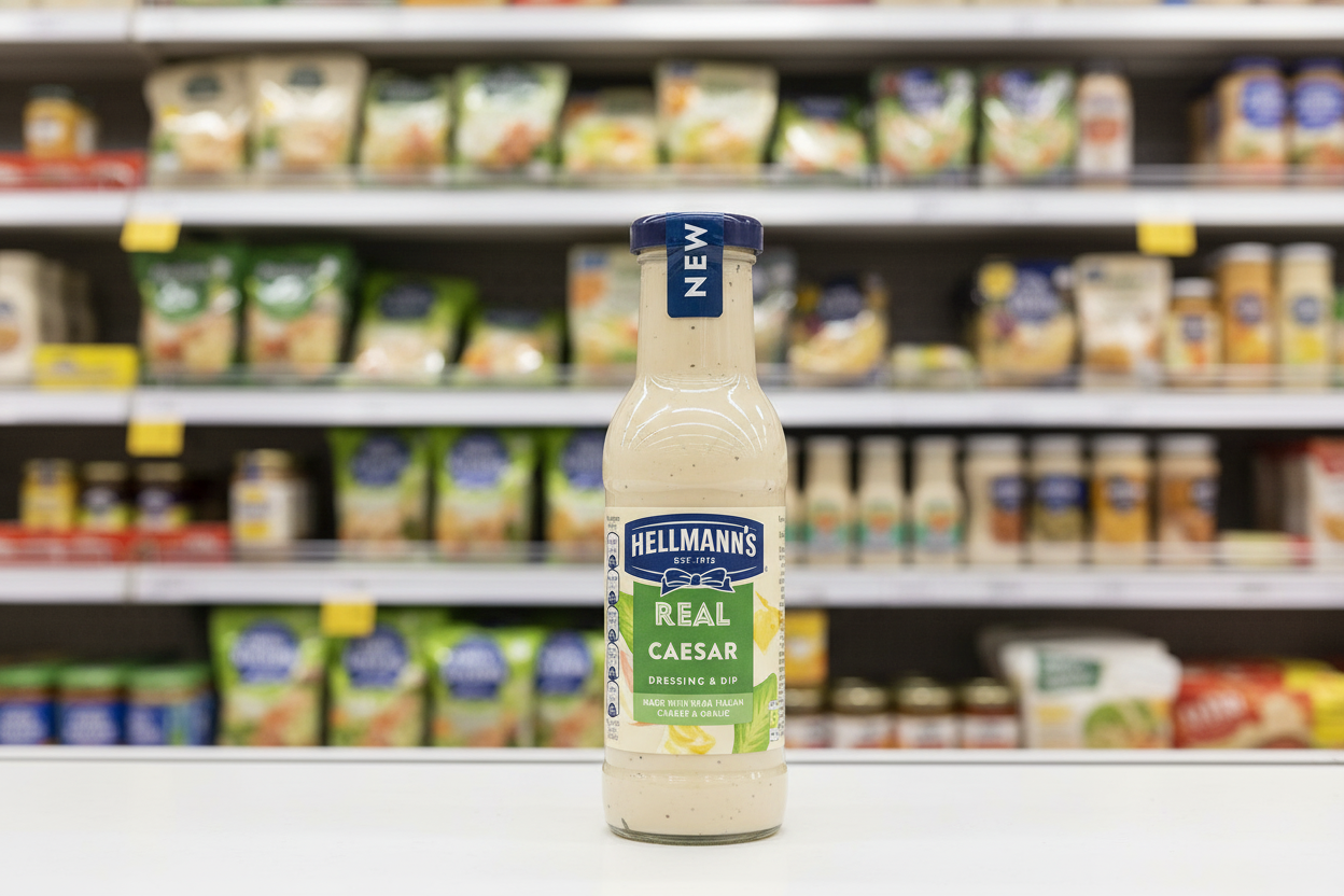 6 x Hellmann's  Salad Dressing & Dip Real Caesar 250 Ml
