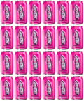 24 x Lucozade Energy Zero Sugar Drink Pink Lemonade 330Ml