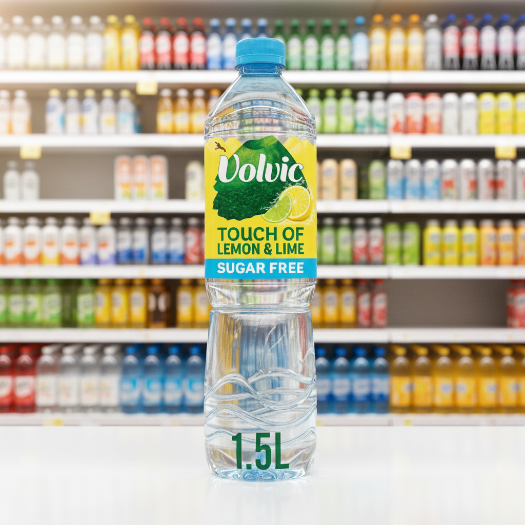 6 x Volvic Touch Of Fruit Lemon & Lime 1.5L