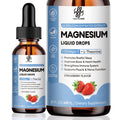 iMATCHME Magnesium Glycinate Liquid Drop with Omega-3, L-Theanine, D3, B6, B12 | Calm Sleep & Energy (Sugar-Free Strawberry Flavor)