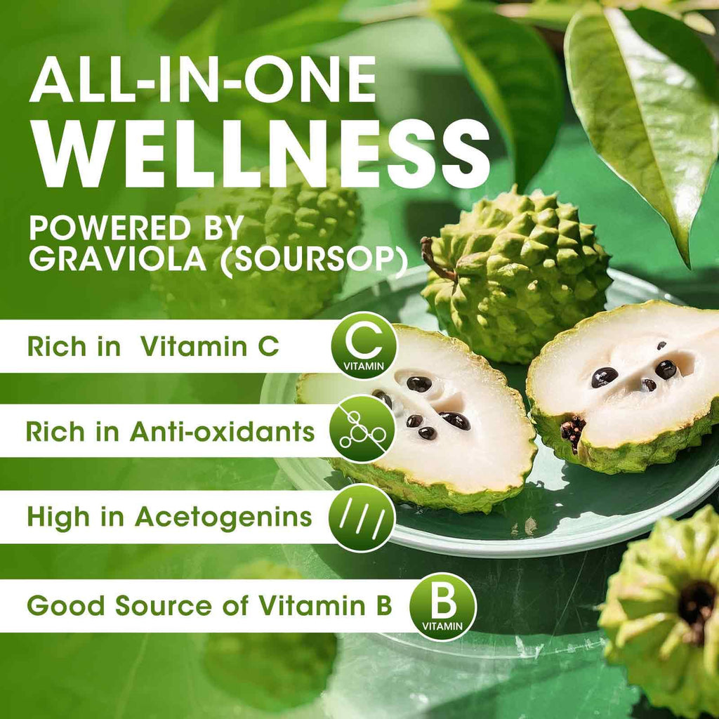 iMATCHME Soursop Graviola Liquid Drops – Immune & Gut Health Support, 2 fl oz