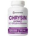 Immortal Herbs Chrysin 500mg – 120 Vegan Capsules | Non-GMO & Gluten-Free