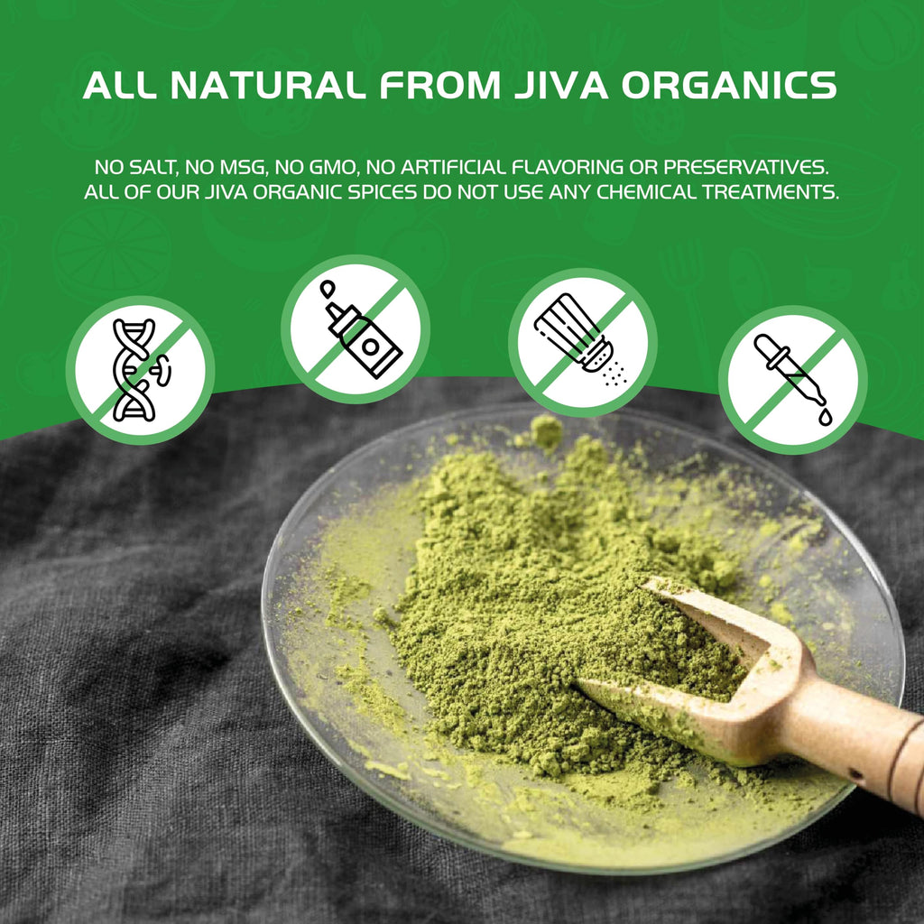 Jiva Organics Moringa Powder 1.25LB - USDA Organic Moringa Leaf Powder | Vegan