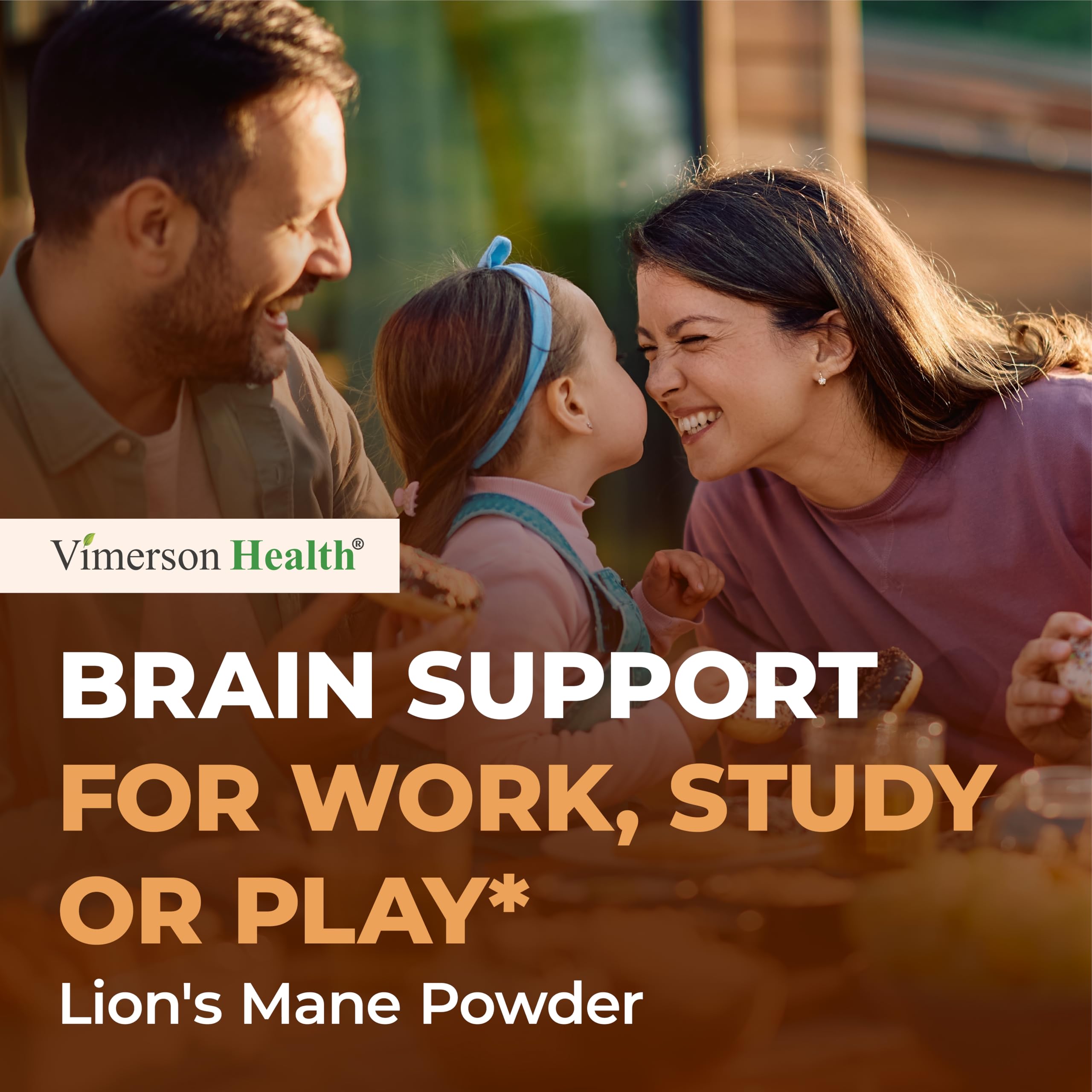 Lions Mane Capsule Supplement - Focus, Mood & Immune Support (60 Vegan Capsules) - Non-GMO