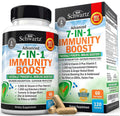 Immune Support Supplement with Zinc, Vitamin C, Vitamin D 5000 IU, Elderberry, Ginger, D3 & Goldenseal – Dr Approved Immunity Vitamins for Adults (120ct)