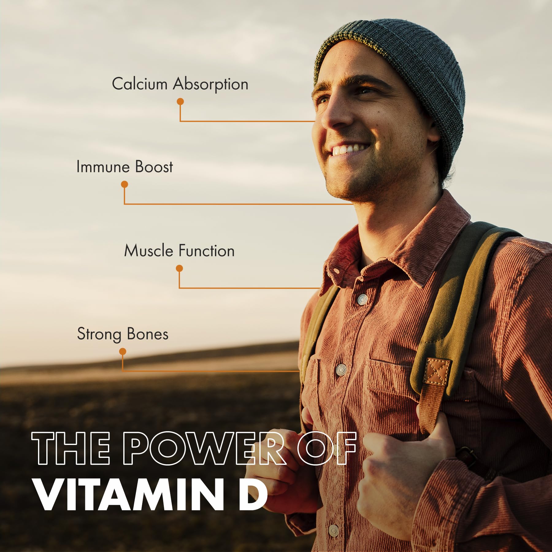 Incite Nutrition Vitamin D3 5000iu - 400 Micro Tablets, High Strength, UK Made