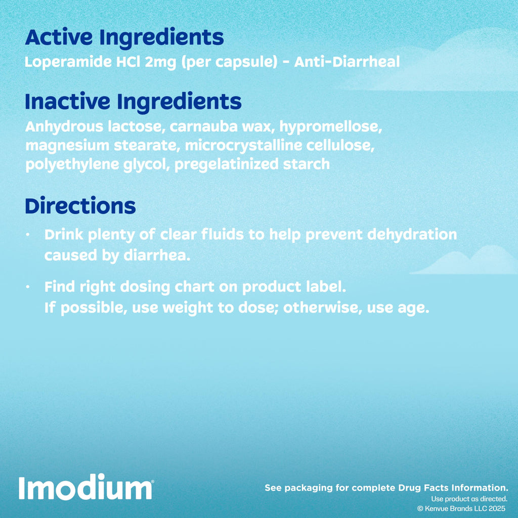 Imodium A-D Caplets – Fast Diarrhea Relief (Loperamide HCl), 24 Count