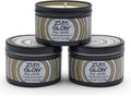 Zum Indigo Wild Glow Frankincense & Myrrh Candle – Soy Wax, Lead-Free Wick, 7 oz (3 Pack) | 30-Hour Burn
