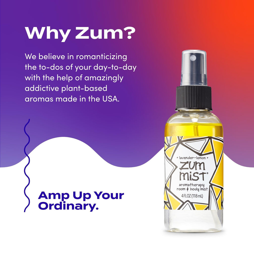 Indigo Wild Zum Mist Lavender-Lemon Room & Body Spray 4 oz 2 Pack