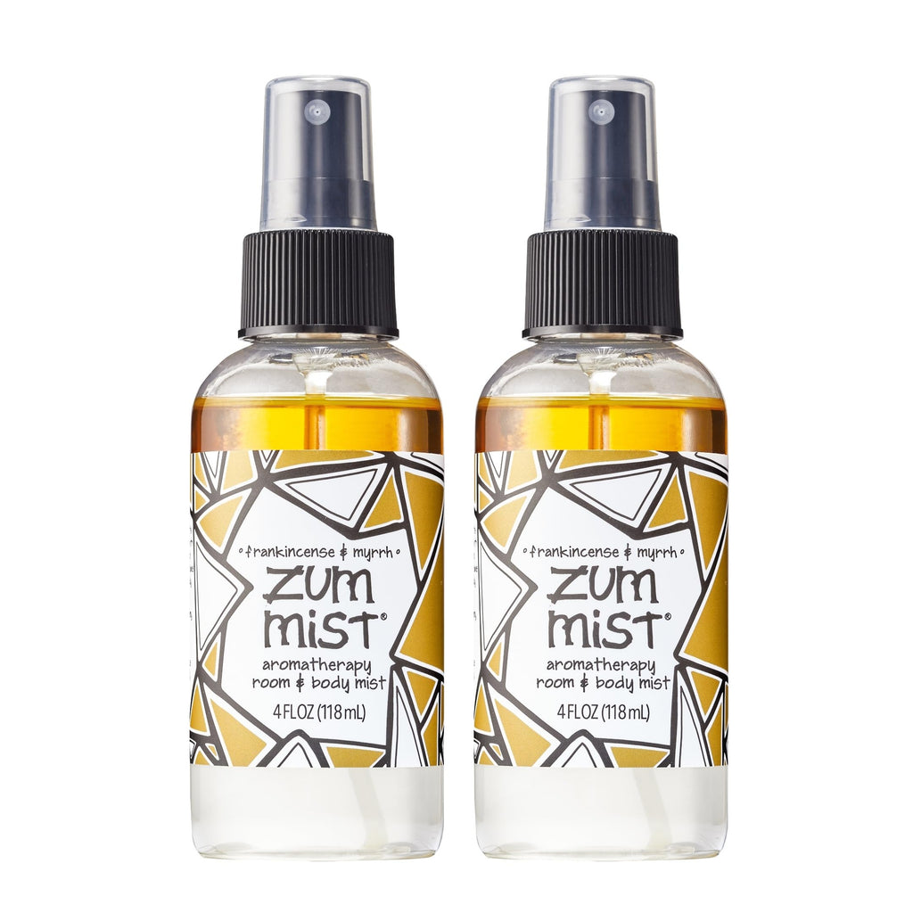 Indigo Wild Zum Mist Room & Body Spray - Frankincense & Myrrh, 4 oz x 2