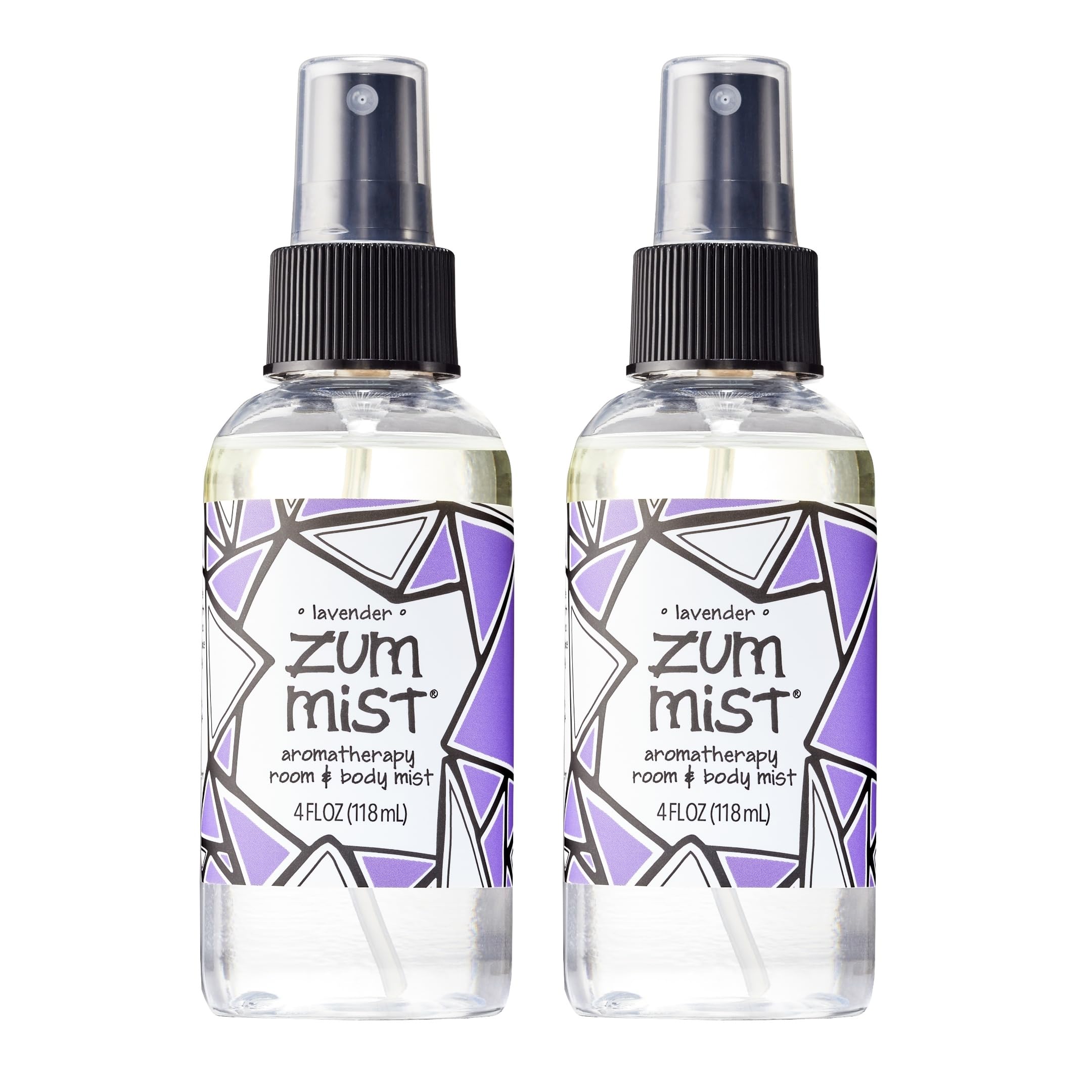 Indigo Wild Zum Mist Lavender Room & Body Spray – 4 oz, 2-Pack | Aromatherapy Essential Oil Spray