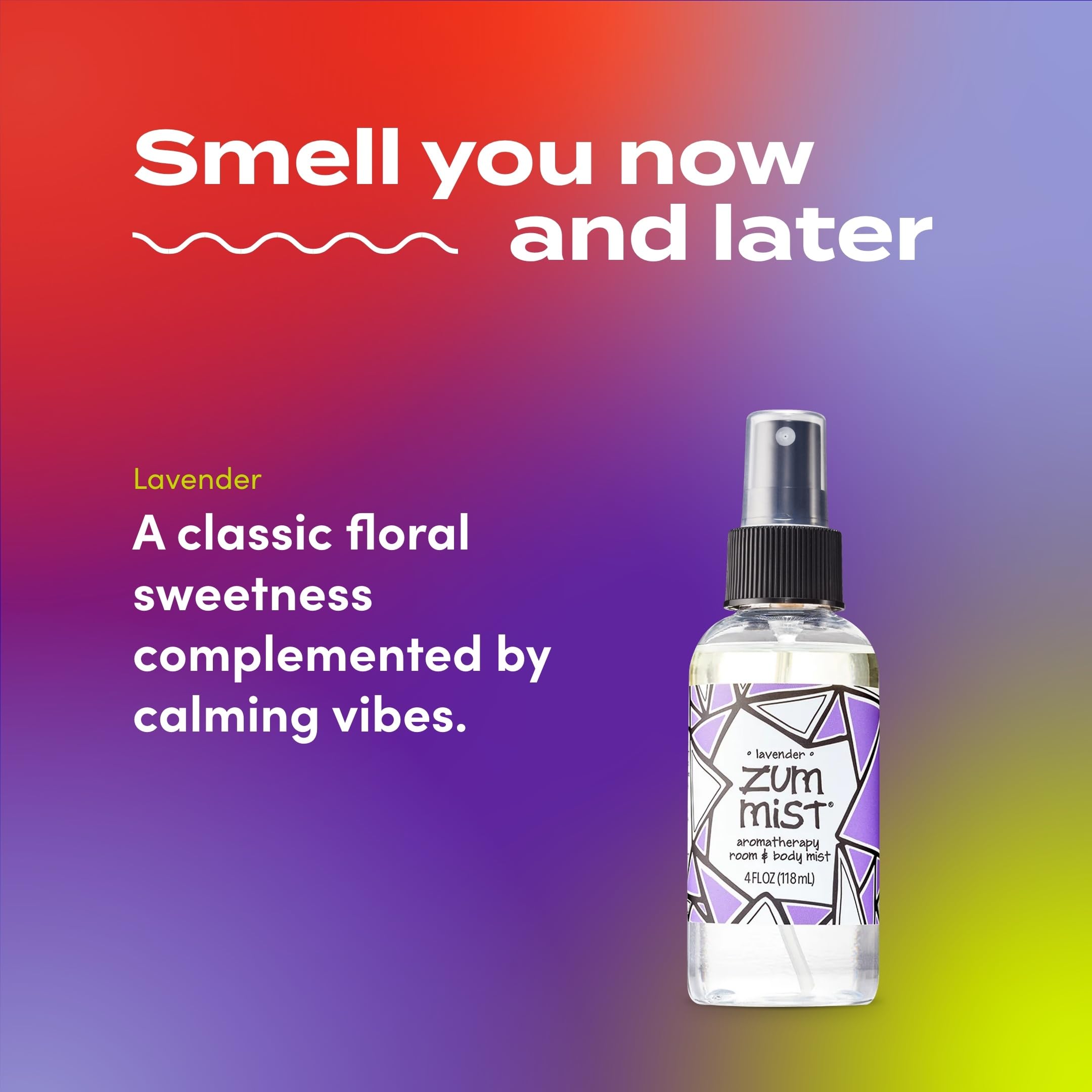 Indigo Wild Zum Mist Lavender Room & Body Spray – 4 oz, 2-Pack | Aromatherapy Essential Oil Spray