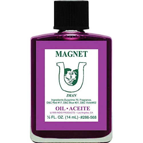 INDIO Magnet Oil 1/2 fl oz – Attract Focus, Business Energy, and Good Luck