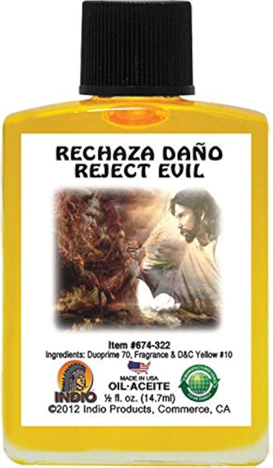 INDIO Oil: Reject Evil 1/2oz – Spiritual Anointing for Ritual Tools