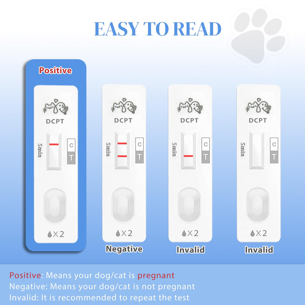 Dog & Cat Pregnancy Test Kit – At-Home Urine Test, 98.9% Accuracy, 5-Minute Results
