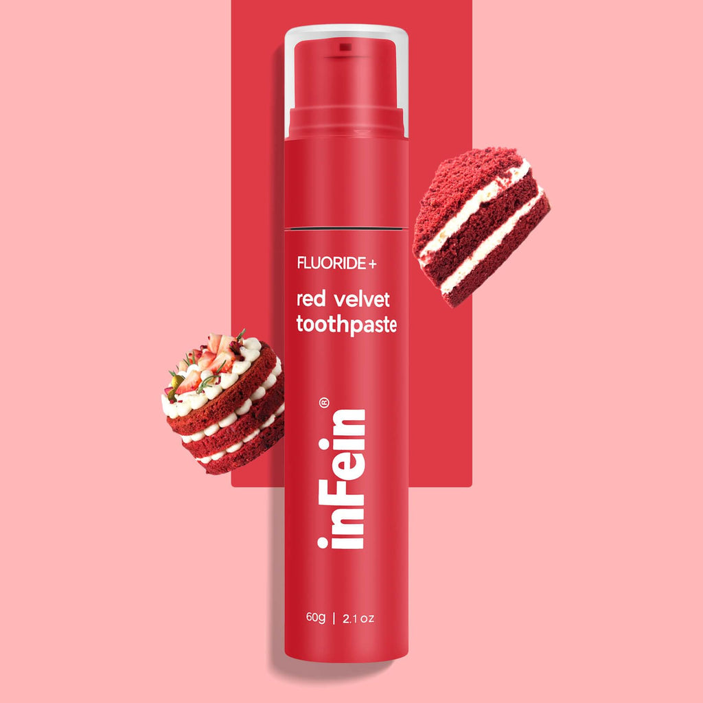 inFein Red Velvet Fluoride Toothpaste – Guilt-Free Sweetness for a Brighter Smile