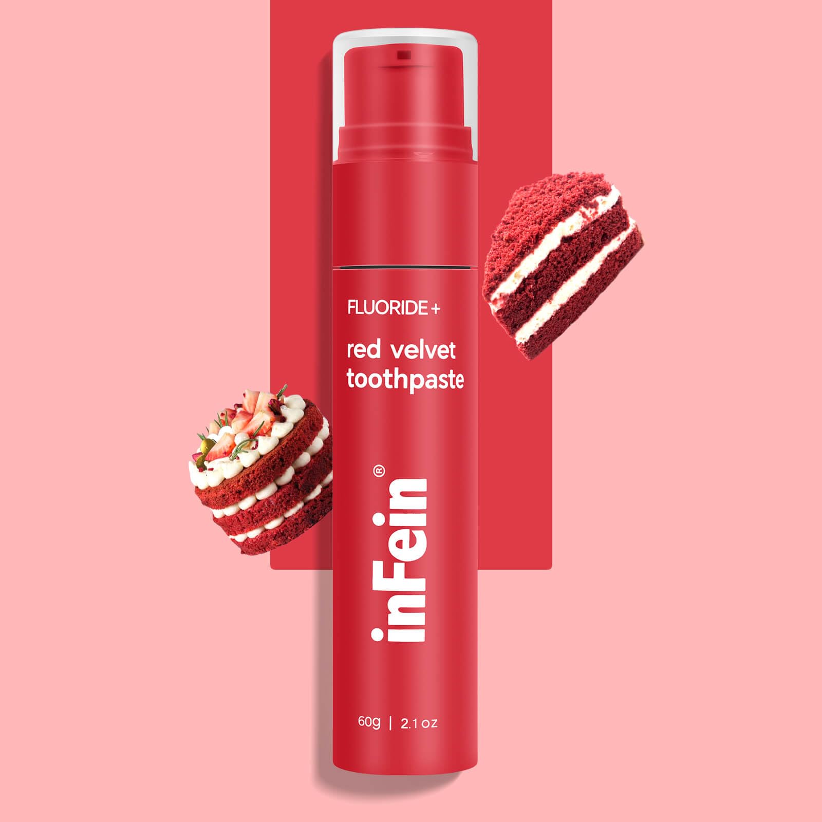 inFein Red Velvet Fluoride Toothpaste – Guilt-Free Sweetness for a Brighter Smile