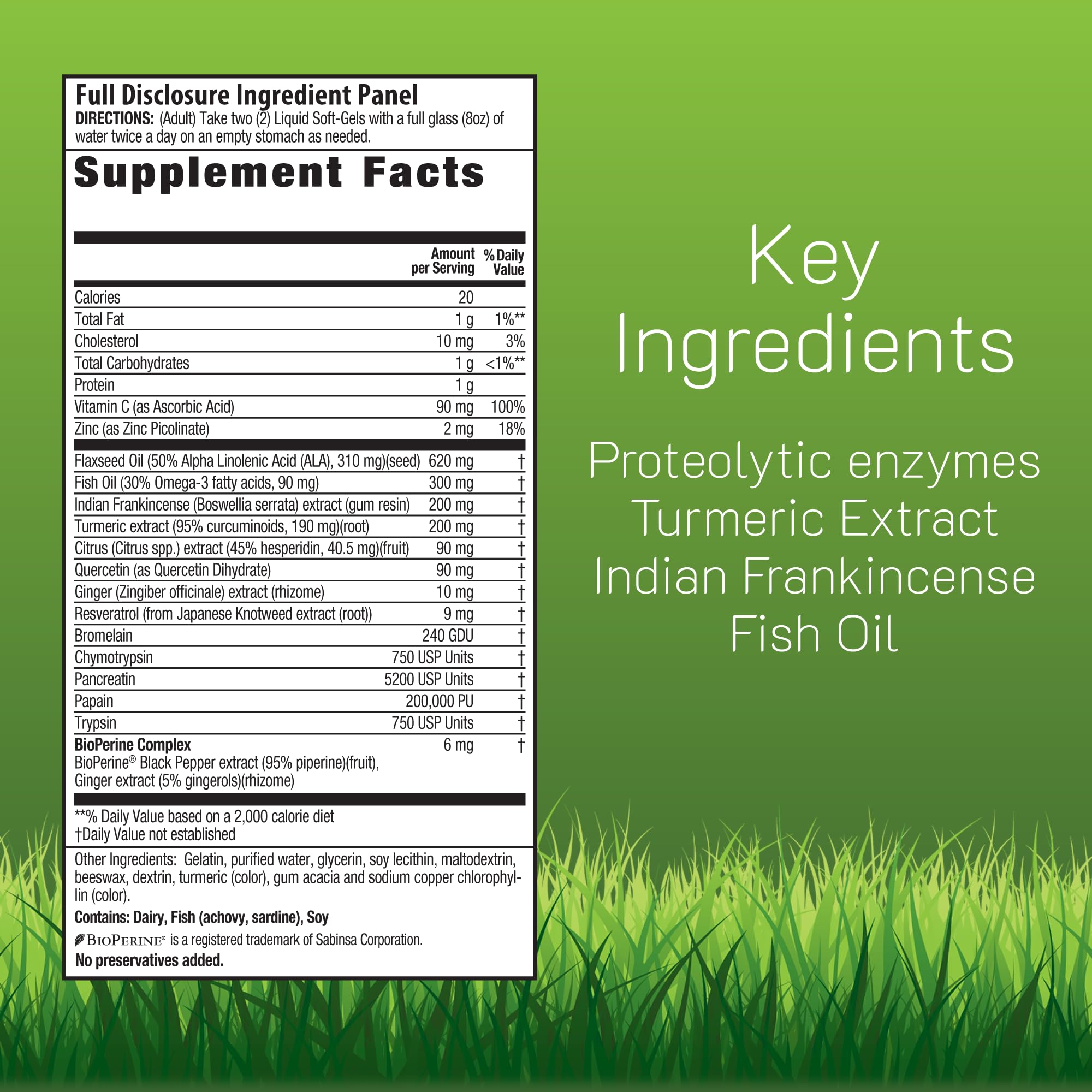 Irwin Naturals Inflamma-Less 80 Liquid Softgels – Comfort, Mobility & Flexibility
