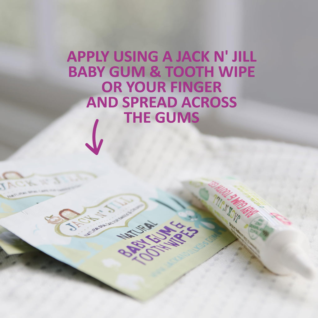 Jack N' Jill Baby Gum & Tooth Gel – Natural Teething Relief for Babies 4 Months+ | Chamomile & Calendula | 15 g