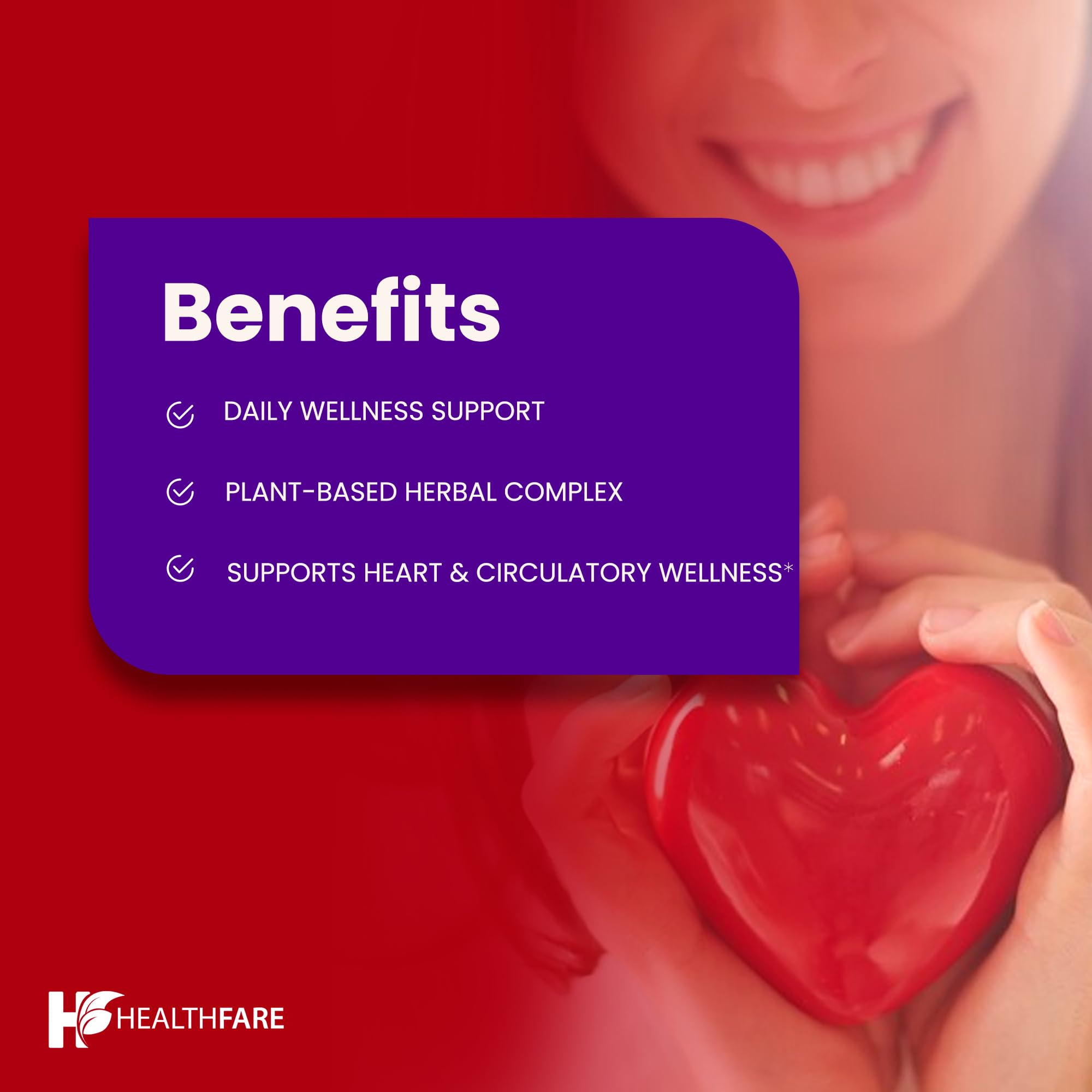 HealthFare Hawthorn Berry 3000mg – Heart & Circulatory Support | Vegan, Made in USA
