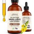 Inhale Mullein Drops for Lungs – Mullein Leaf Extract | Lung Detox & Respiratory Support – Made in USA 4oz