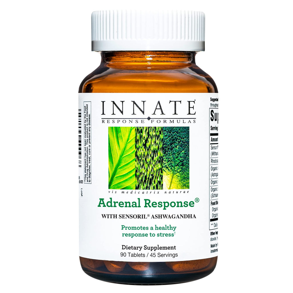 INNATE Response Adrenal Support with Ashwagandha — 90 Tablets, Non-GMO & Vegetarian