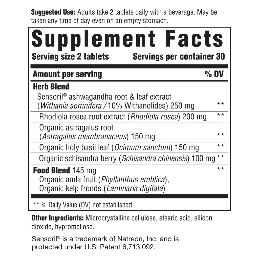 INNATE Response Adrenal Support with Ashwagandha — 90 Tablets, Non-GMO & Vegetarian