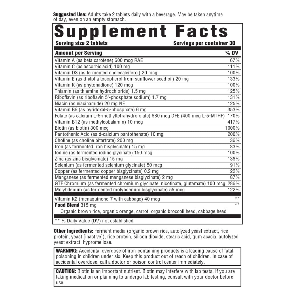 Innate Response Formulas Women’s Multivitamin – Daily Multivitamin for Women