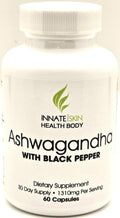 Ashwagandha Extra Strength 1300mg with BioPerine - Innate Skin Health | 60 Veggie Capsules