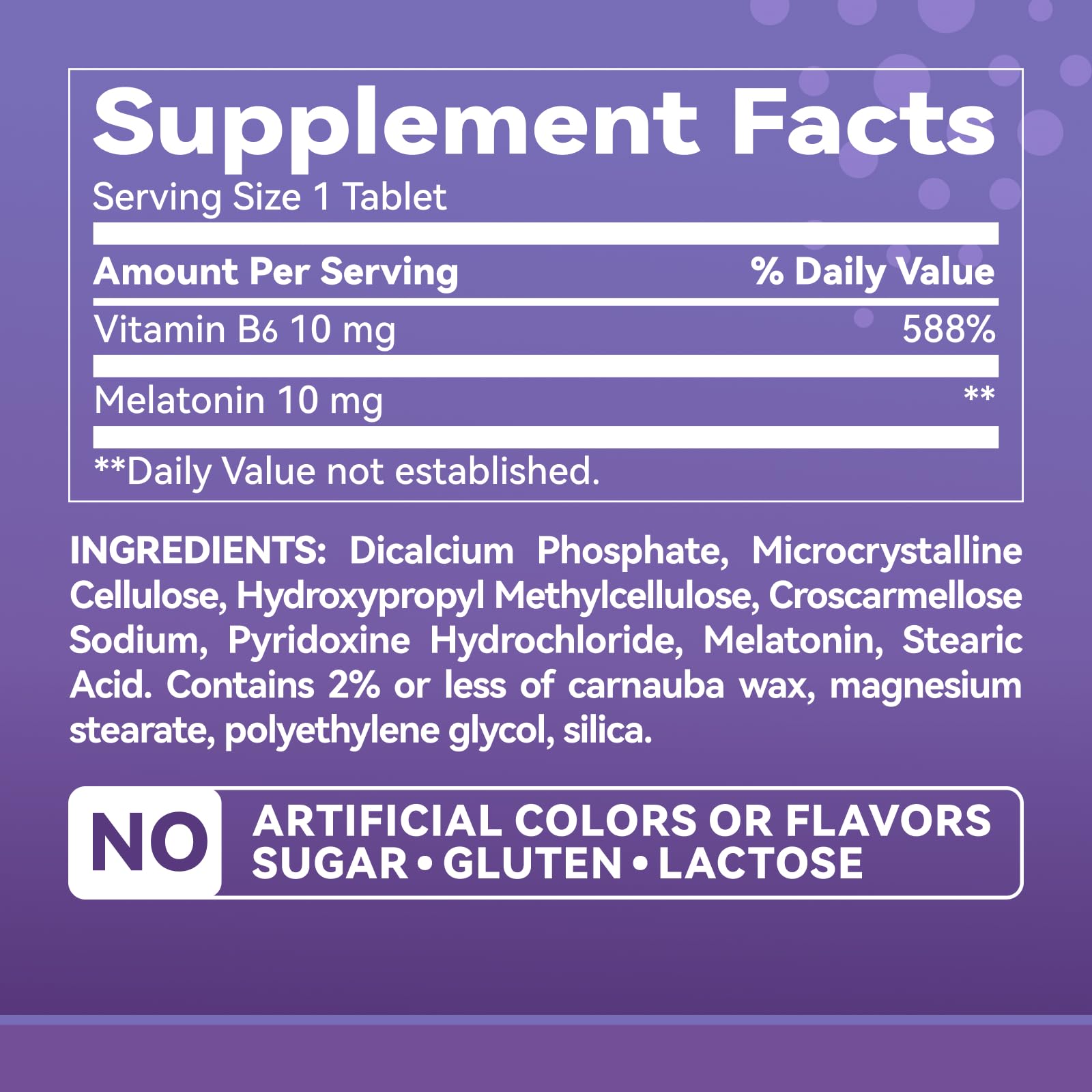 Inner Brightness Melatonin 10mg Tablets - Timed Release Sleep Aid | 200-Count