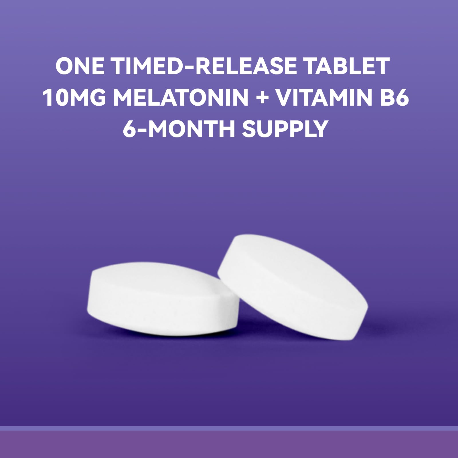 Inner Brightness Melatonin 10mg Tablets - Timed Release Sleep Aid | 200-Count