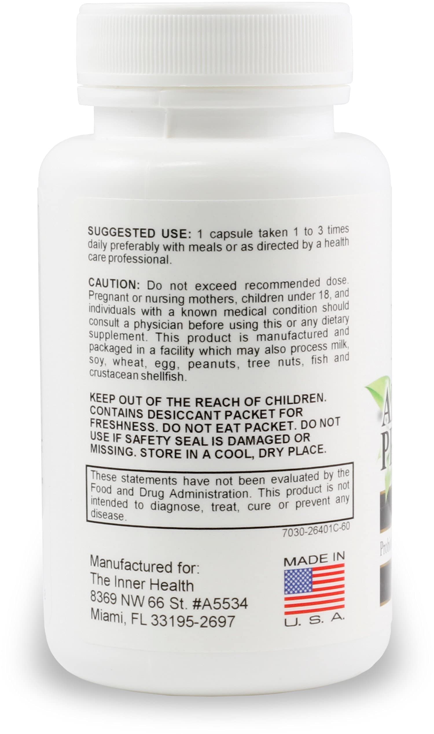 Inner Health Advanced Probiotics for Women & Men | Gut & Immune Support | 5.75B Cultures