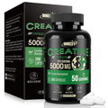 INNIOXV Creatine Monohydrate Capsules – 5000mg/Serving, 50 Servings, Gluten Free