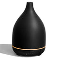InnoGear 300ML Ceramic Oil Diffuser – Ultrasonic Aromatherapy Humidifier, 4 Timers, Auto-Off, Black