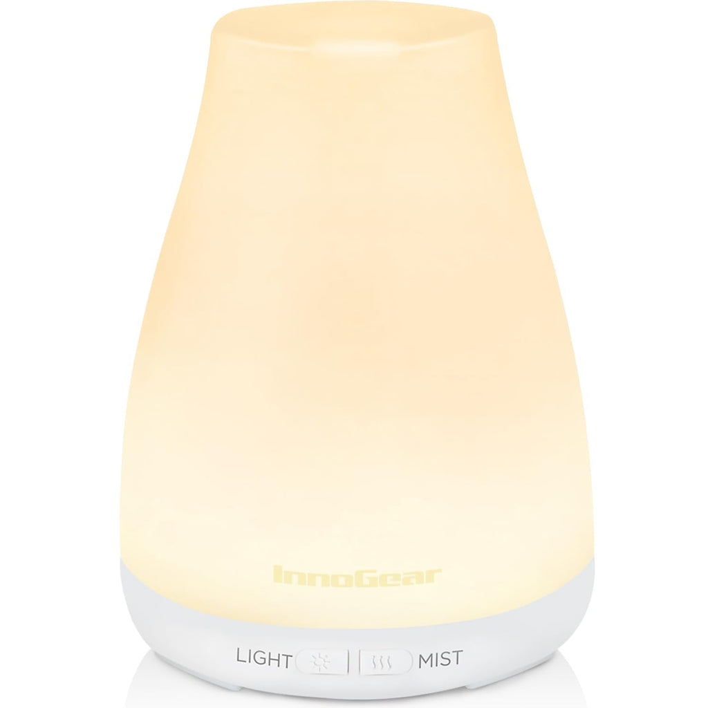 InnoGear Essential Oil Diffuser - Ultrasonic Humidifier with 7-Color LED & Auto Off