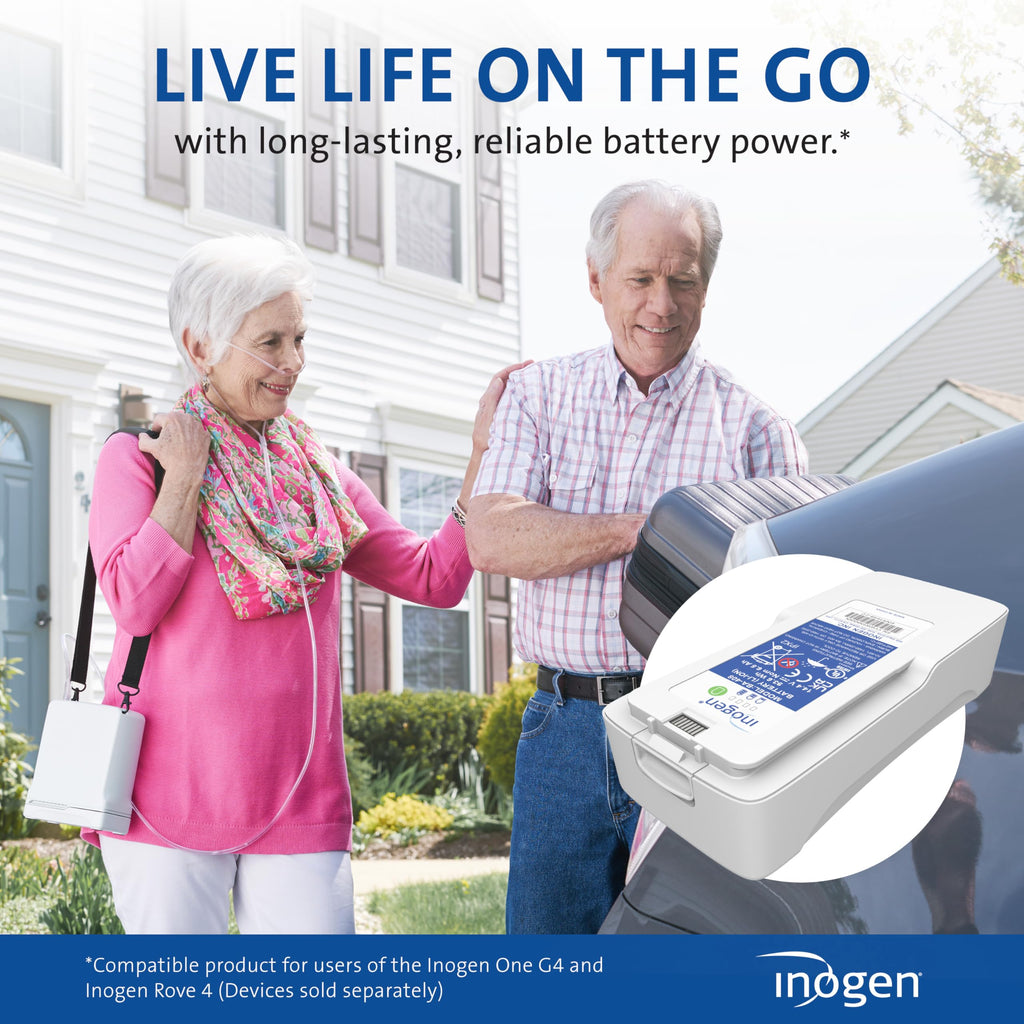 Inogen Extended (8-Cell) Battery — Replacement Battery for Inogen One G4 / Rove 4