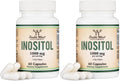 Inositol 1000mg Capsules (Myo-Inositol) for Women's Health – Double Wood, Pack of 2
