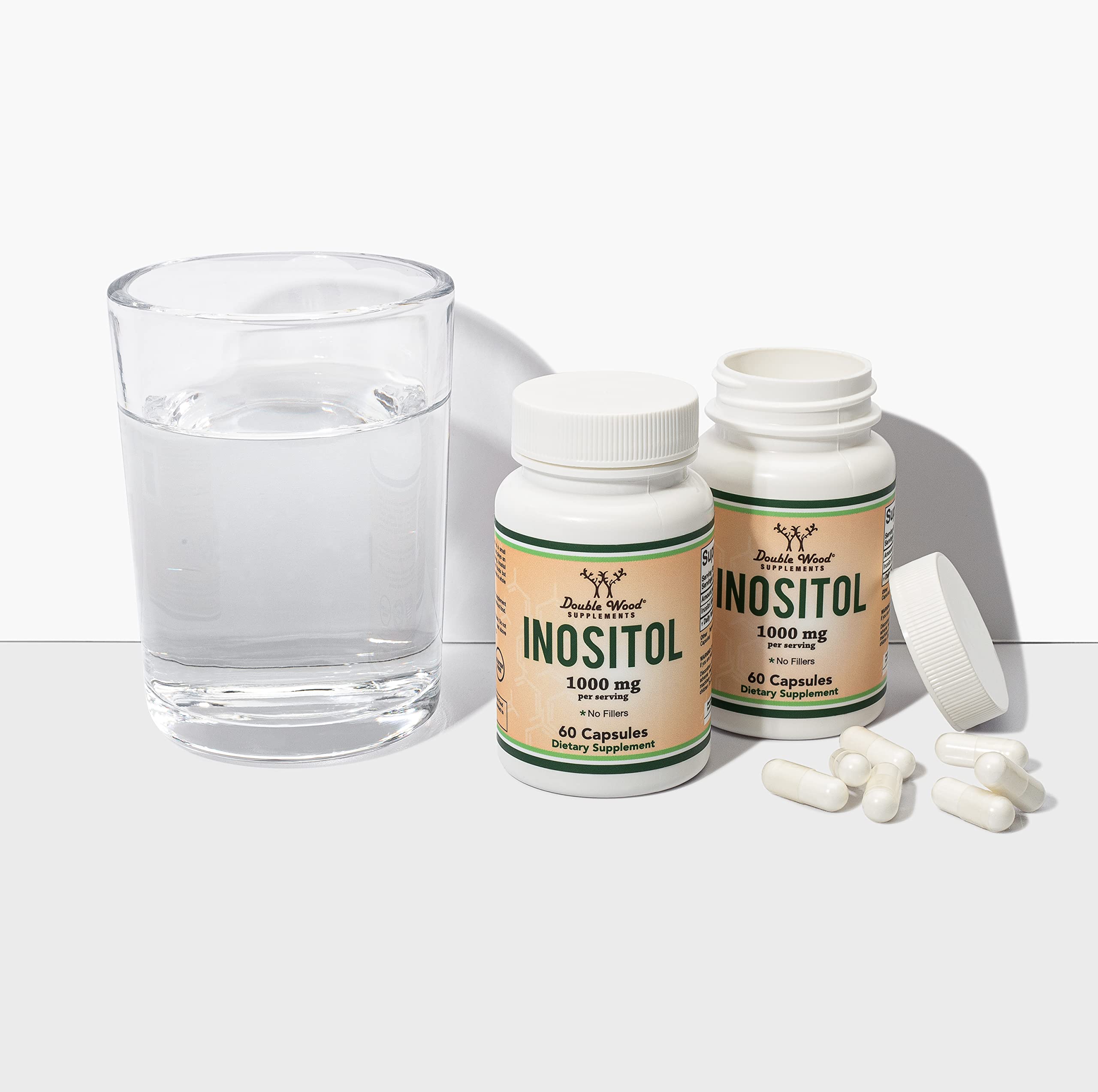 Inositol 1000mg for Women | Myo-Inositol (60 Count) | Double Wood