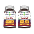 Amazing Formulas Inositol 500 Mg - Non-GMO Gluten-Free Capsules - Made in USA - Pack of 2 (100 Count)