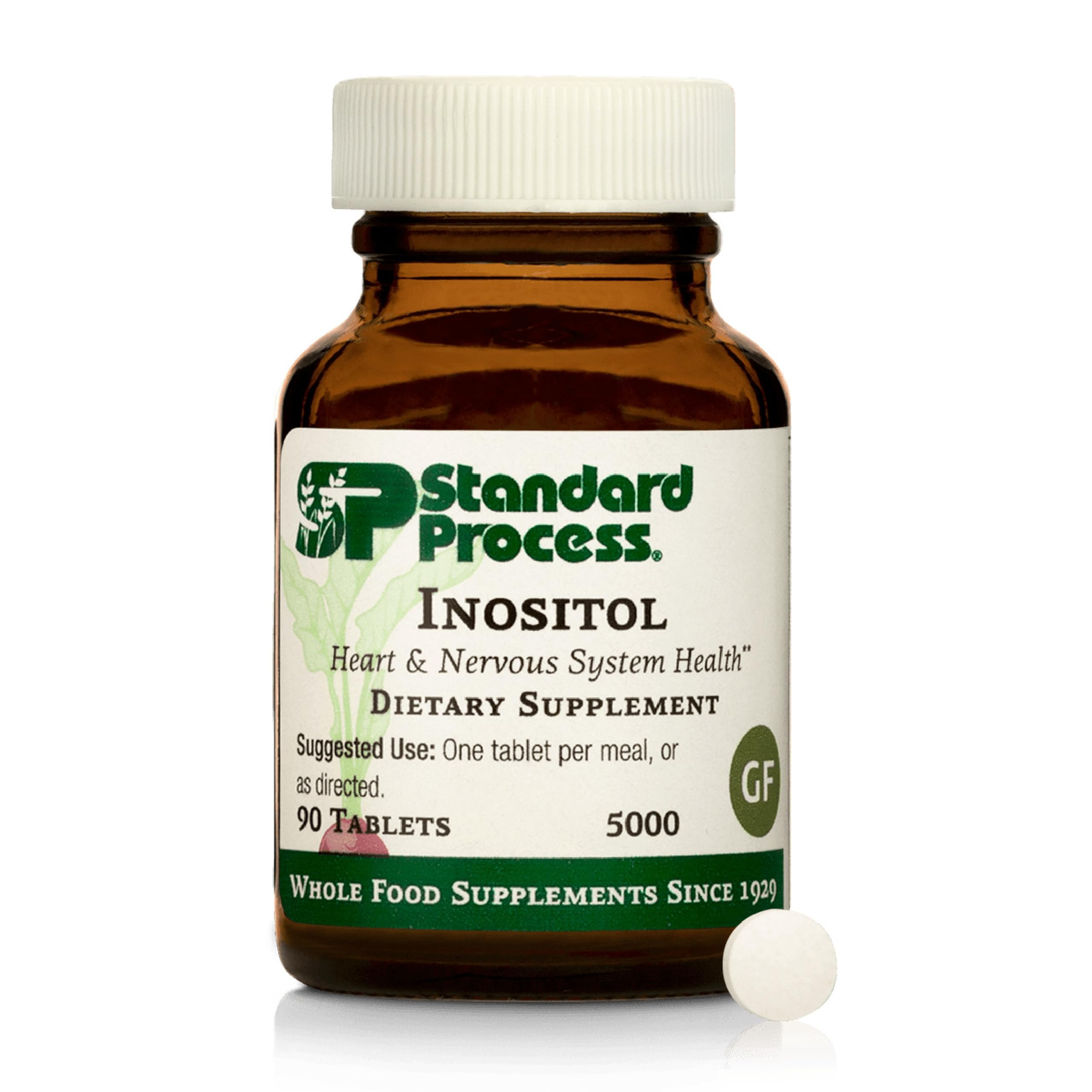 Standard Process Inositol 90 Tablets – Nervous System, Lipid & Heart Health