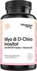 40:1 Myo-Inositol & D-Chiro Inositol Capsules with MTHF Folate, Vitamin D3 – Hormone & Ovarian Support