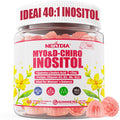 Myo-Inositol & D-Chiro Inositol Gummies 40:1 with Evening Primrose Oil for Women – Hormonal Balance, Regular Cycles, Ovarian Health, Vegan (60ct)