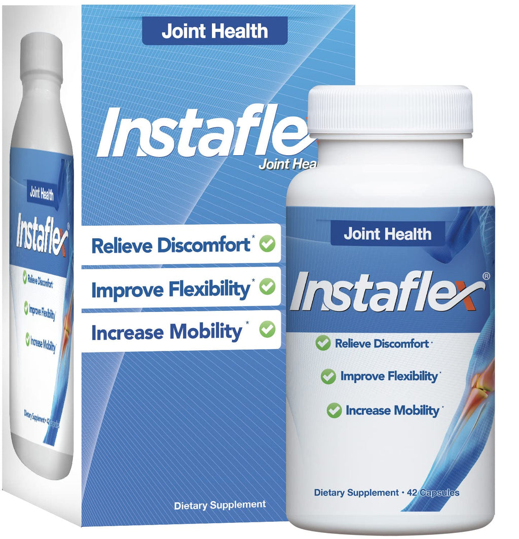 Instaflex Joint Support - Clinically Studied Relief with Glucosamine, MSM, White Willow, Turmeric, Ginger, Cayenne & Hyaluronic Acid | 42 Capsules