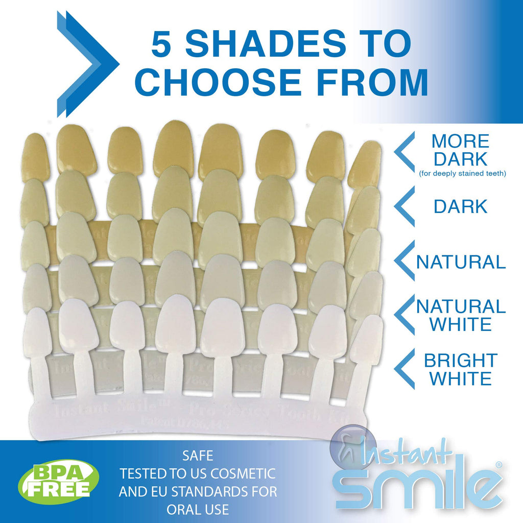 Instant Smile Temporary Tooth Kit -Pro-Series | Realistic, Customizable Tooth Replacement