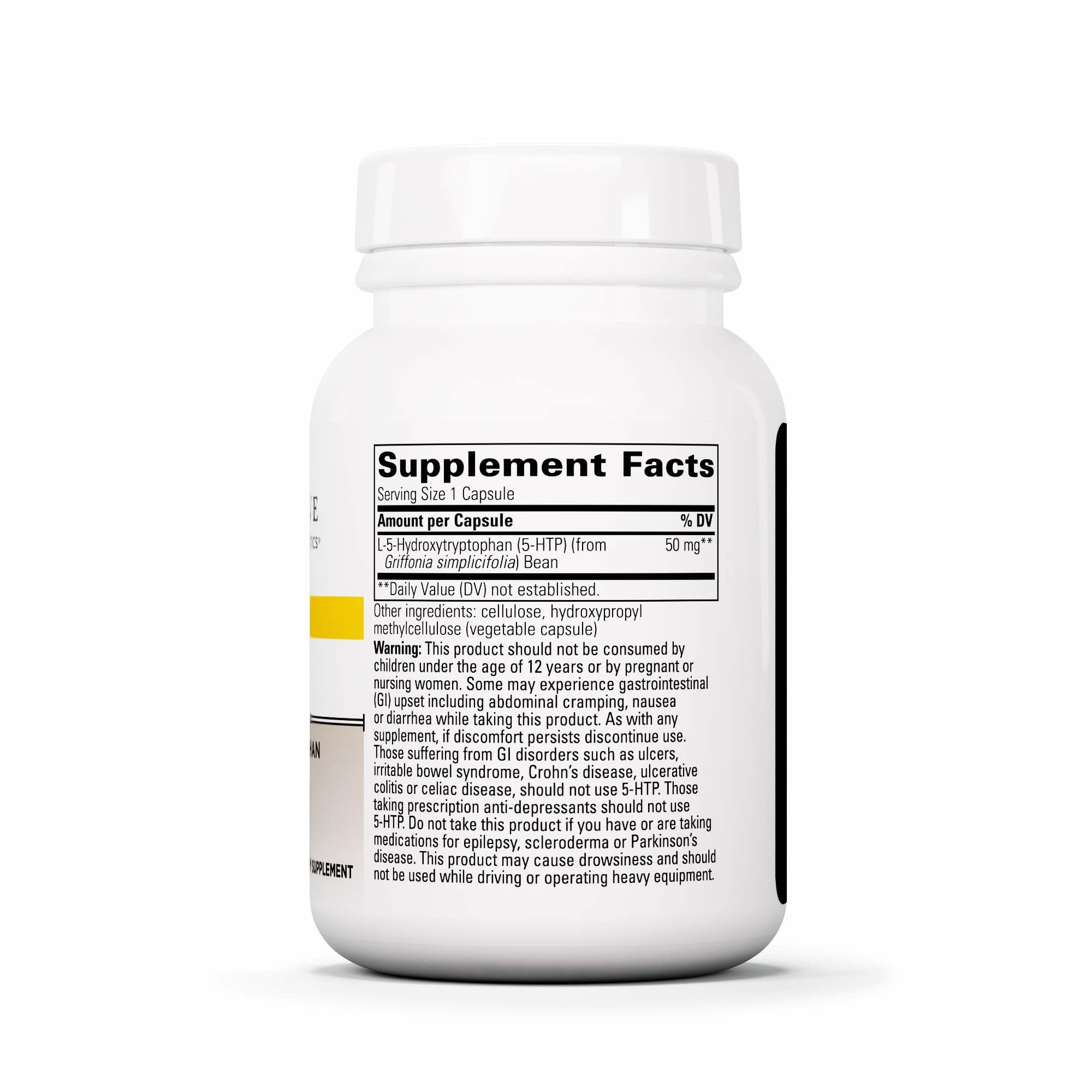 Integrative Therapeutics 5-HTP - Sleep Support & Positive Outlook | 60 Capsules (60 Servings) – Vegan, Dairy-Free & Gluten-Free