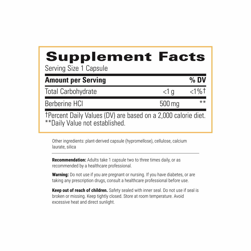Integrative Therapeutics Berberine – Cellular Energy & Metabolic Support | 60 Capsules (60 Servings)