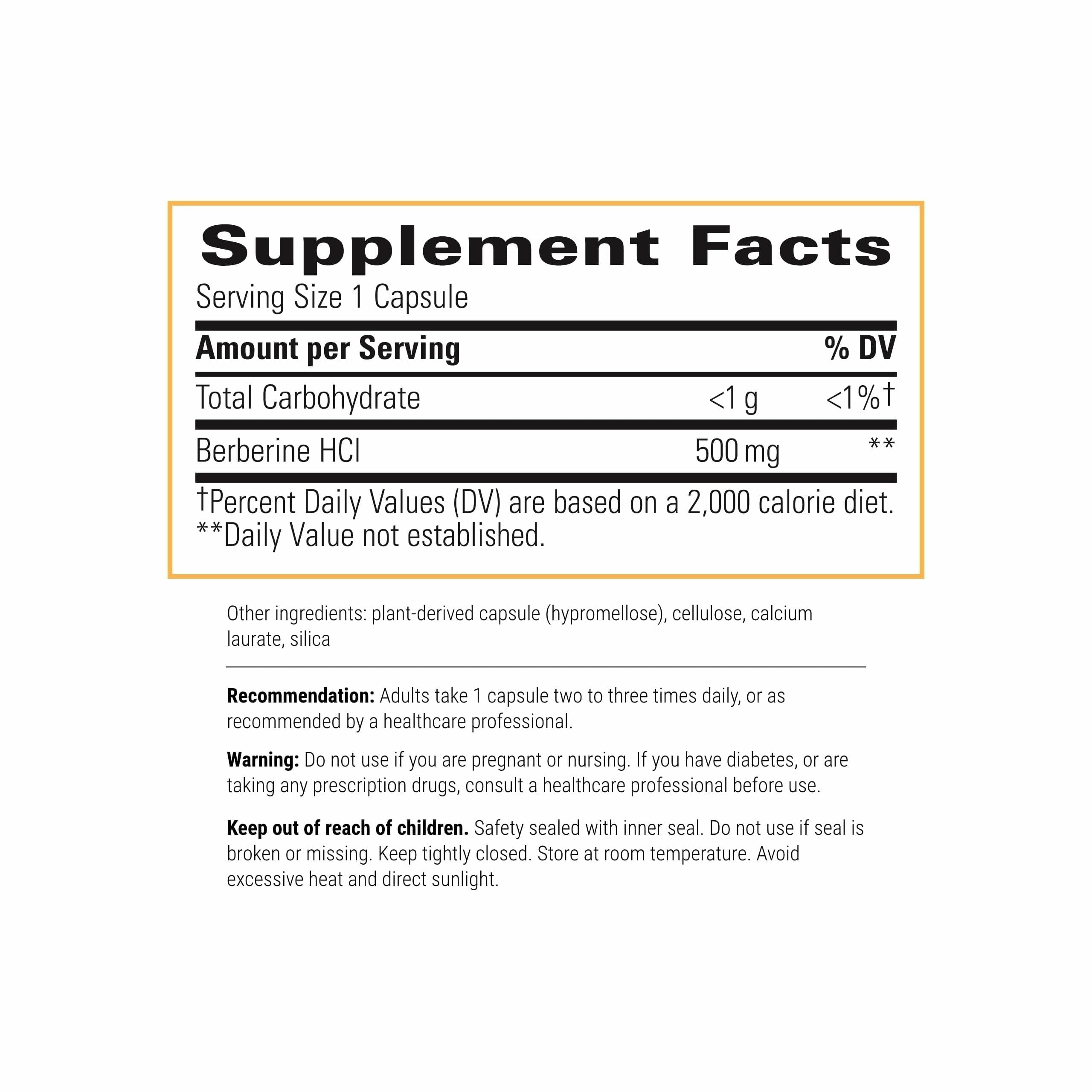 Integrative Therapeutics Berberine – Cellular Energy & Metabolic Support | 60 Capsules (60 Servings)